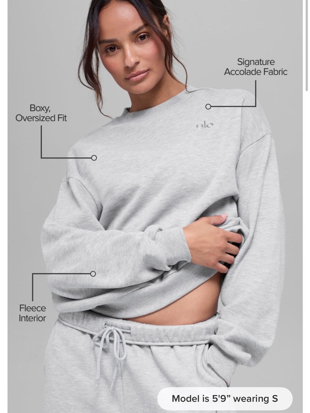 *SOLD* ALO Accolade Crew Neck Pullover